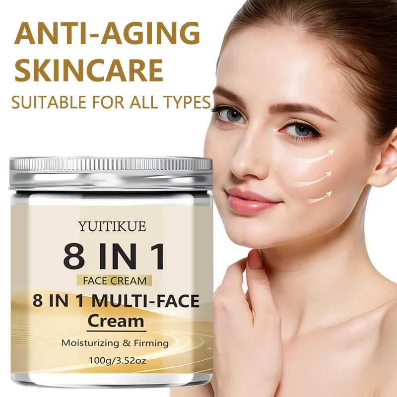 YUITIKUE 8-in-1 Face Cream – Moisturize, Firm & Brighten Face Moisturizer Cream Zpaxo