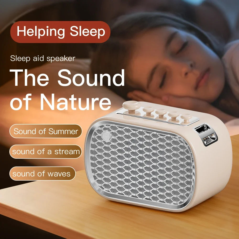 Wireless White Noise Speaker Desktop Multifunctional FM Bluetooth Zpaxo