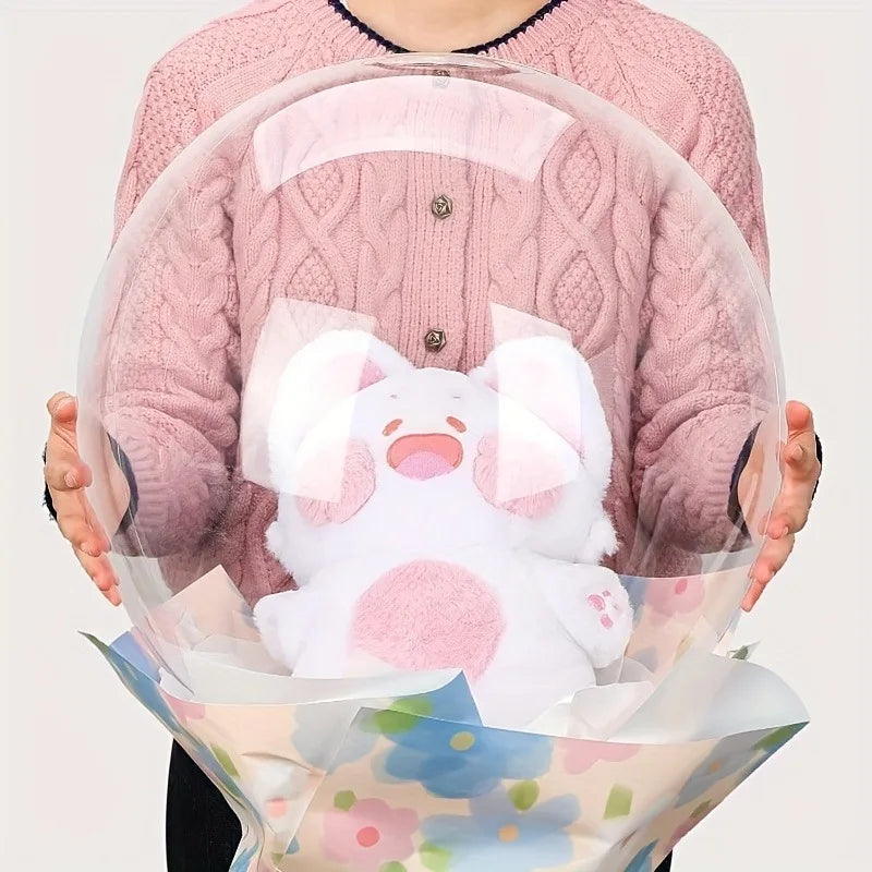 30-Inch Transparent Bobo Balloons Fillable Clear Bubble Balloon