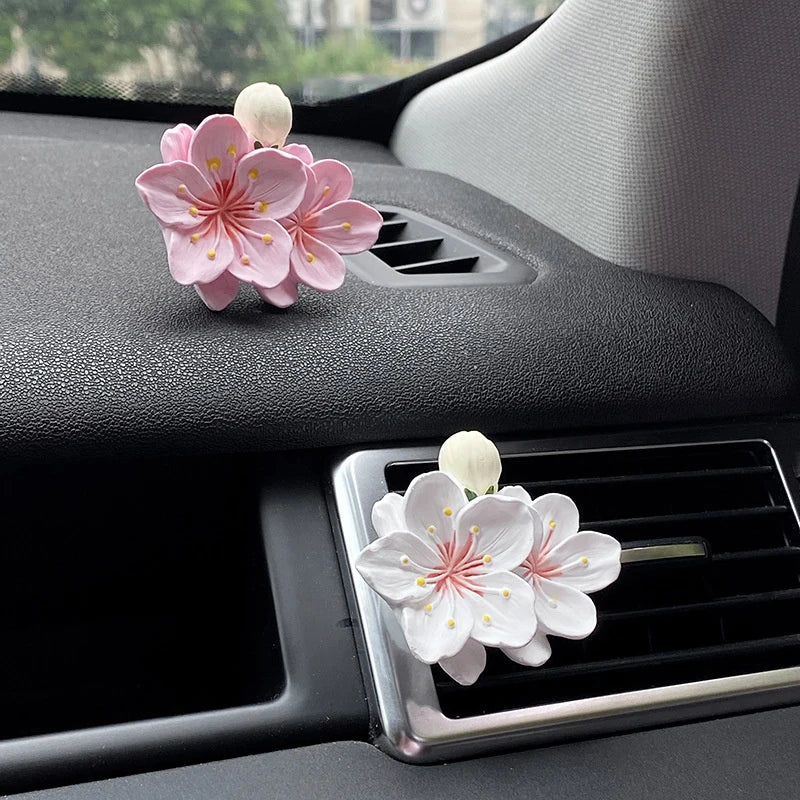 Peach Blossom Car Vent Clip Air Freshener | Aroma Diffuser