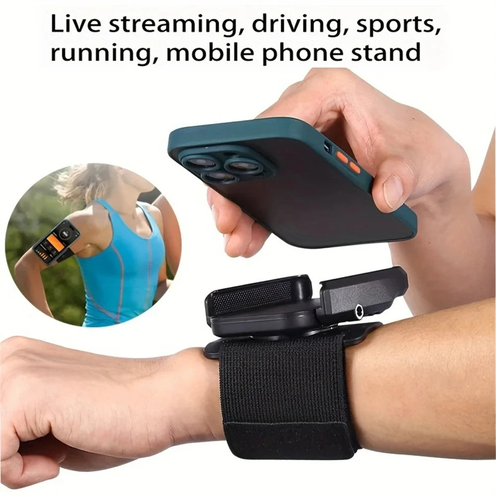Universal 360 Rotation Multi-function Phone Holder Car Wristband