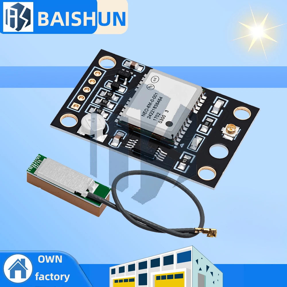 GY-NEO6MV2 NEO-6M GPS Module NEO6MV2 Flight Control EEPROM Controller Zpaxo