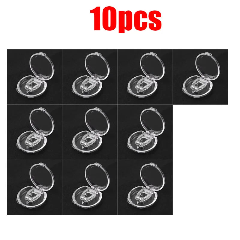 Silicone Nasal Breathing Clip – Portable Sleep Aid Nose Clip