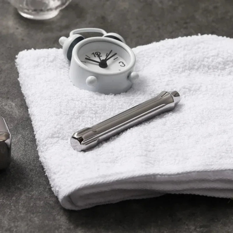 YAQI Tsuka Polished Stainless Steel Men's Safety Razor Handle Safety Razor Handle Zpaxo