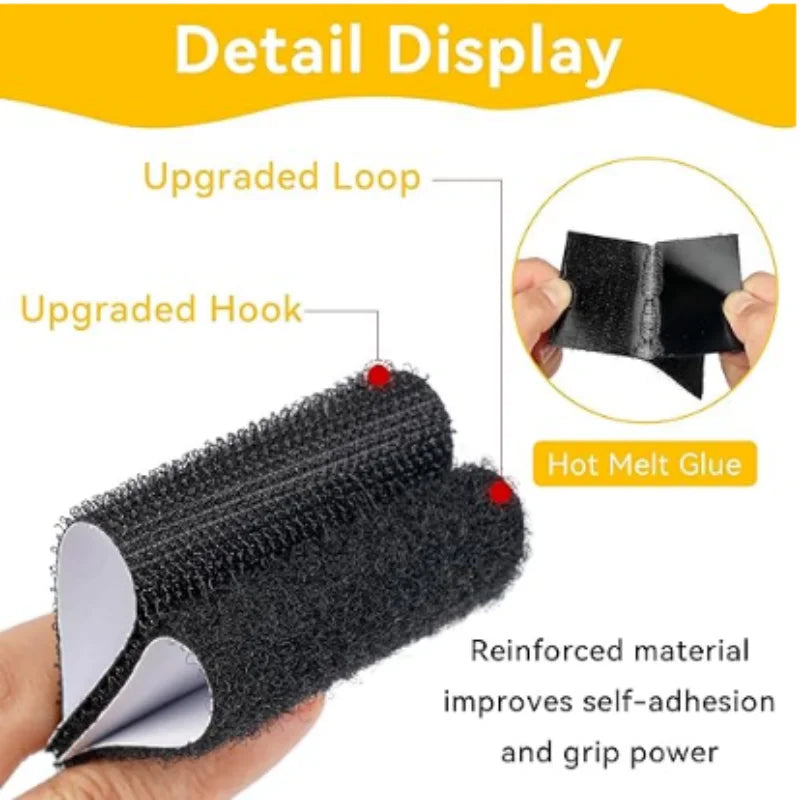 Tape Non-slip Sofa Diy Self-adhesive Carpet Fixing Stickers Car Fastener Accessories Double-sided Car Floor Mats Apparel Zpaxo