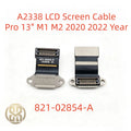 2020 2022 Year Macbook 13 3 M1 M2 A2338 LCD Cable LVDs Display Screen