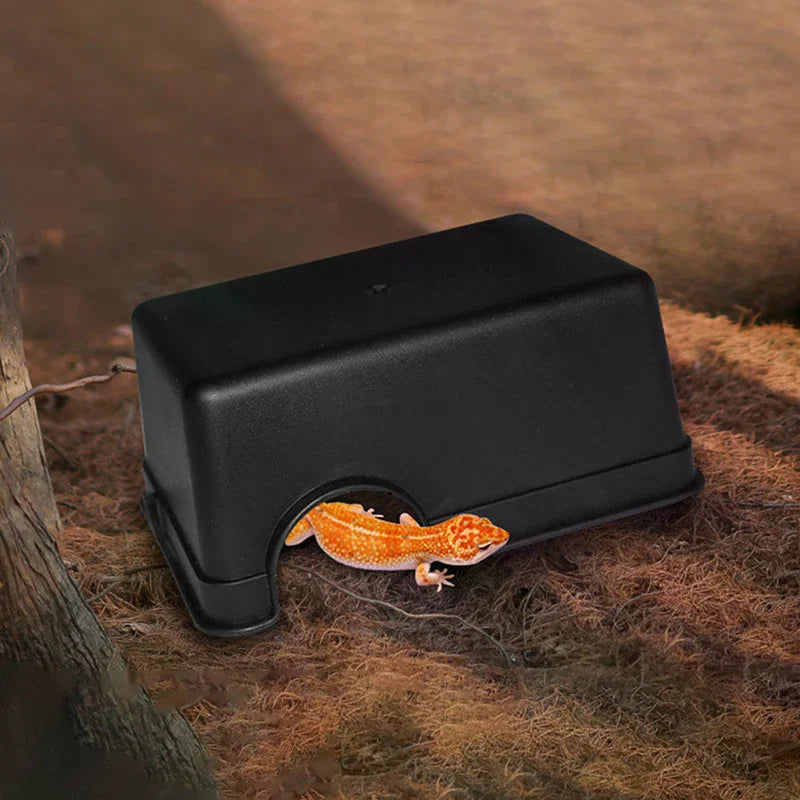 Basking Hide Habitat Aquarium Landscaping Terrarium Decor Reptile Hiding Cave Turtle Lizard Snake Hide Rest Cave Reptiles Toys Zpaxo