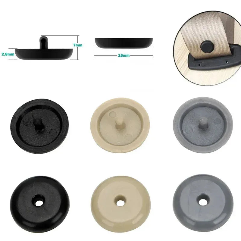 Car Seat Belt Stopper Buckle Anti-Slip Clips – 5/10/20 Pairs