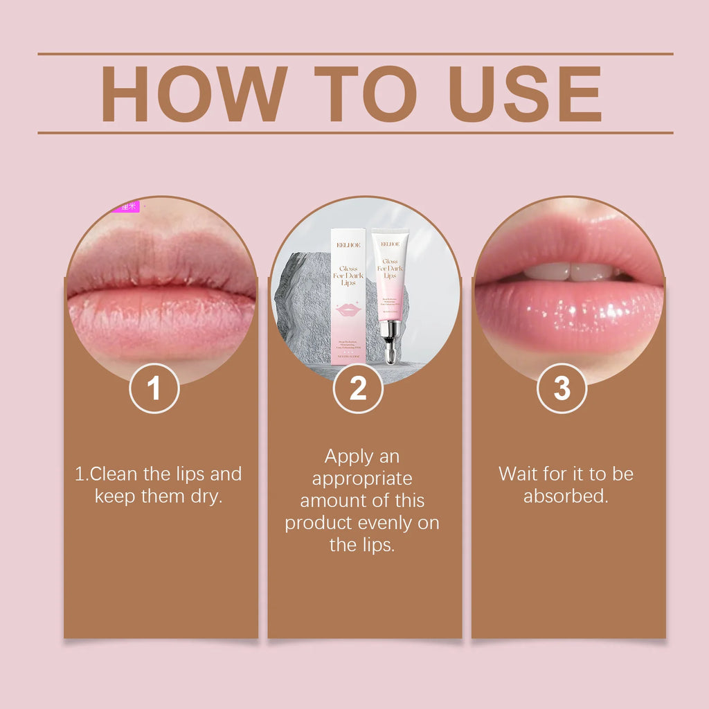 Lip Oil Hydrating Repair Serum Vitamin C & Lemon Oil Infused For Dry Chapped Lips Care Long Lasting Moisturizing Glossy Finish Zpaxo
