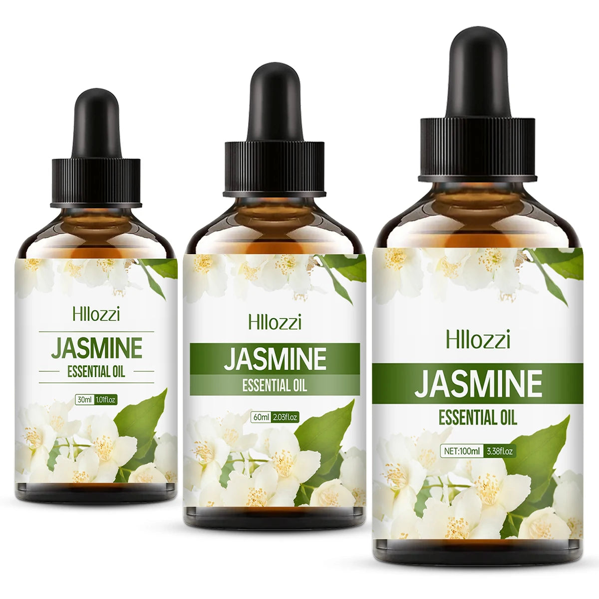 100ml/60ml/30ml Jasmine essential oil Aromatherapy Multifunctional essential oil Various scenes Rich in flavor Hydrating Zpaxo