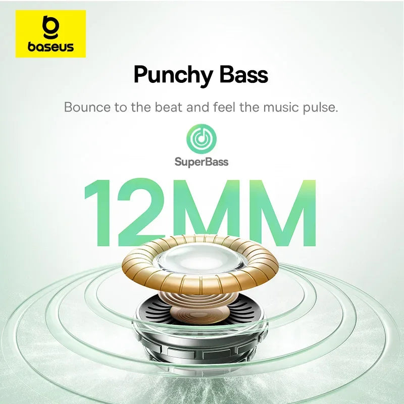 Baseus Bass EP10 NC 43dB Noise Cancelling ANC True Wireless Earbuds