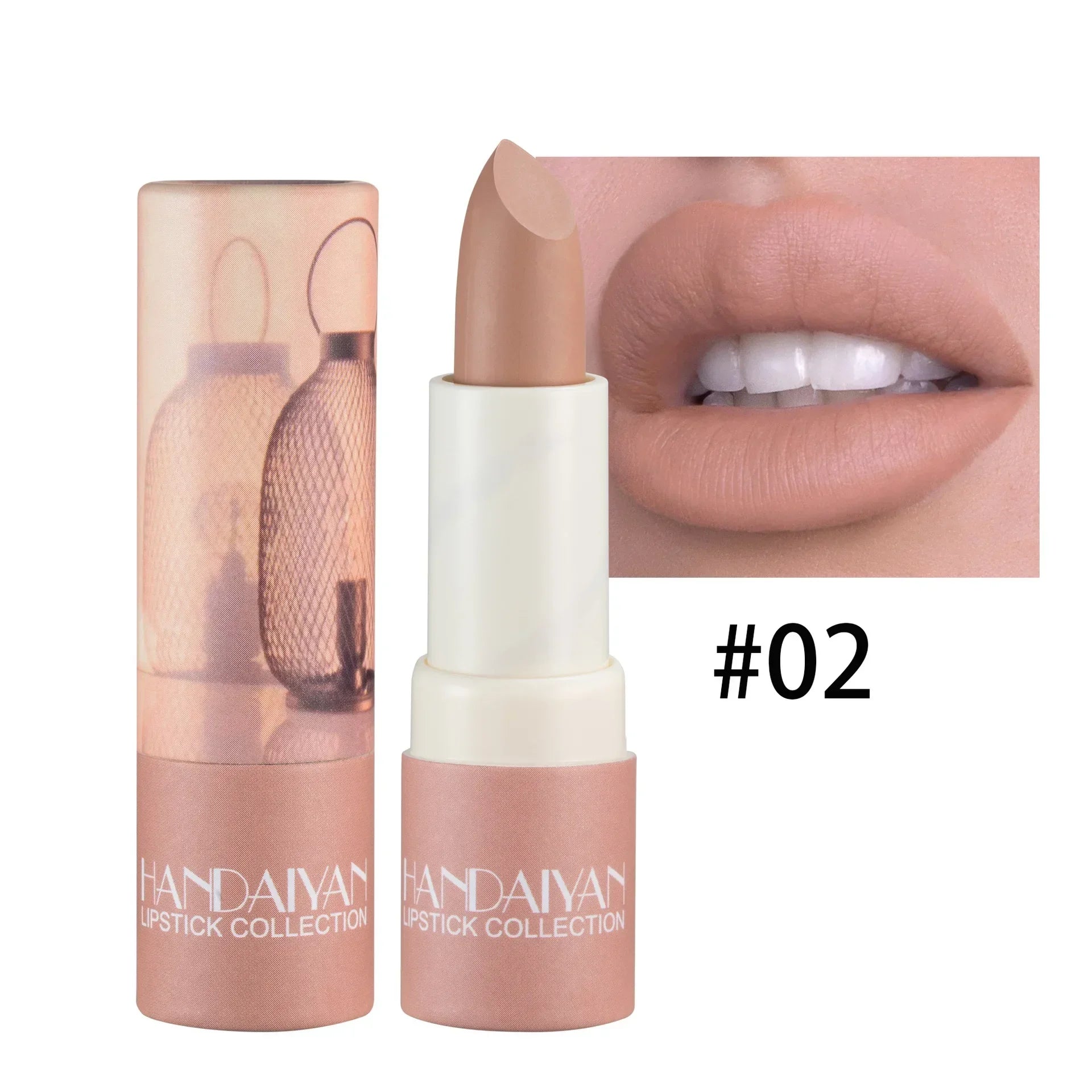 8 Colors Moisturizing Velvet Matte Lipstick Waterproof Long Lasting Not Easy To Fade Sexy Red Lip Tint Nude Lipstick Cosmetics Zpaxo 02