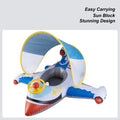 Pool Float Baby Swim Ring Airplane Shape Inflatable Raft Sun Zpaxo United States