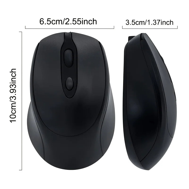 Wireless Mouse Battery Macaron Multicolor Portable Ergonomic Gaming Zpaxo