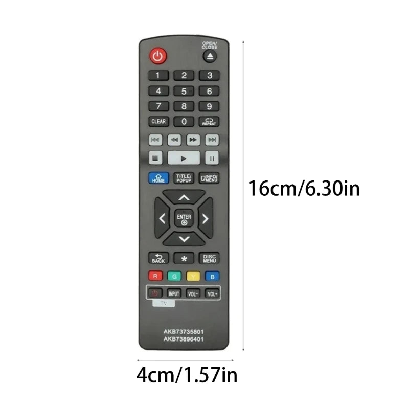 652F High Sensitivity Remote AKB73735801 For Blu-ray DVDs Players No Programming Required Energy Efficient Design Zpaxo