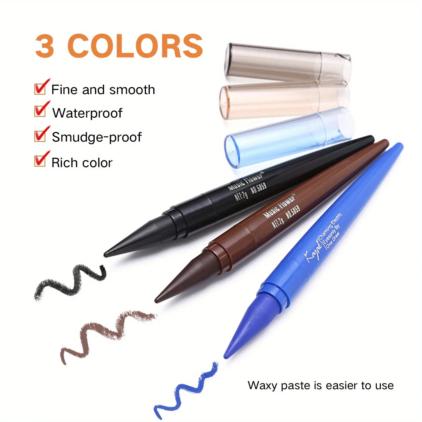 Liquid Eyeliner Long-lasting Waterproof Smudge Proof Pen Women