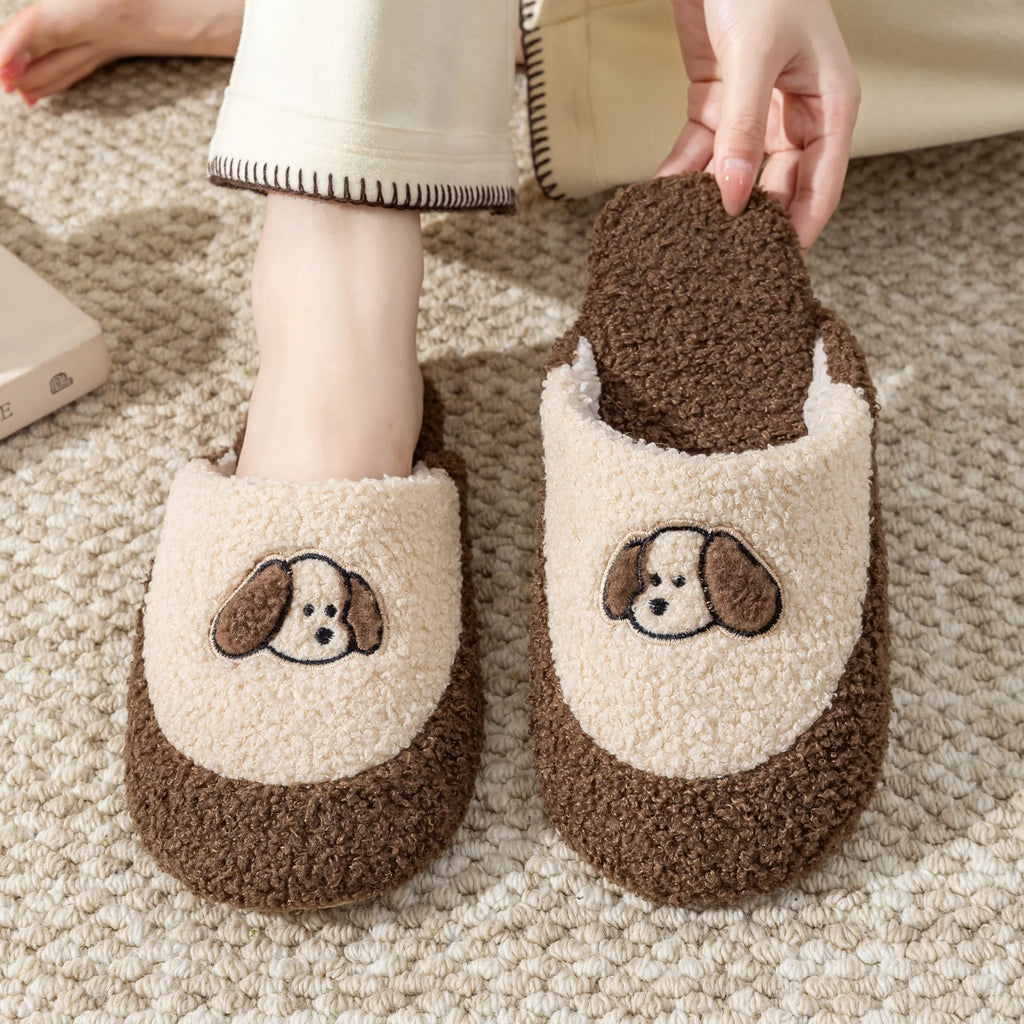 Ultra Soft Warm Fleece Lined Slippers Men Indoor Non-slip House Shoes
