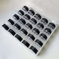 25-Pack Black Sewing Bobbins – Replacement Thread Spools Set Sewing Bobbins Set Zpaxo 25pcs 1box
