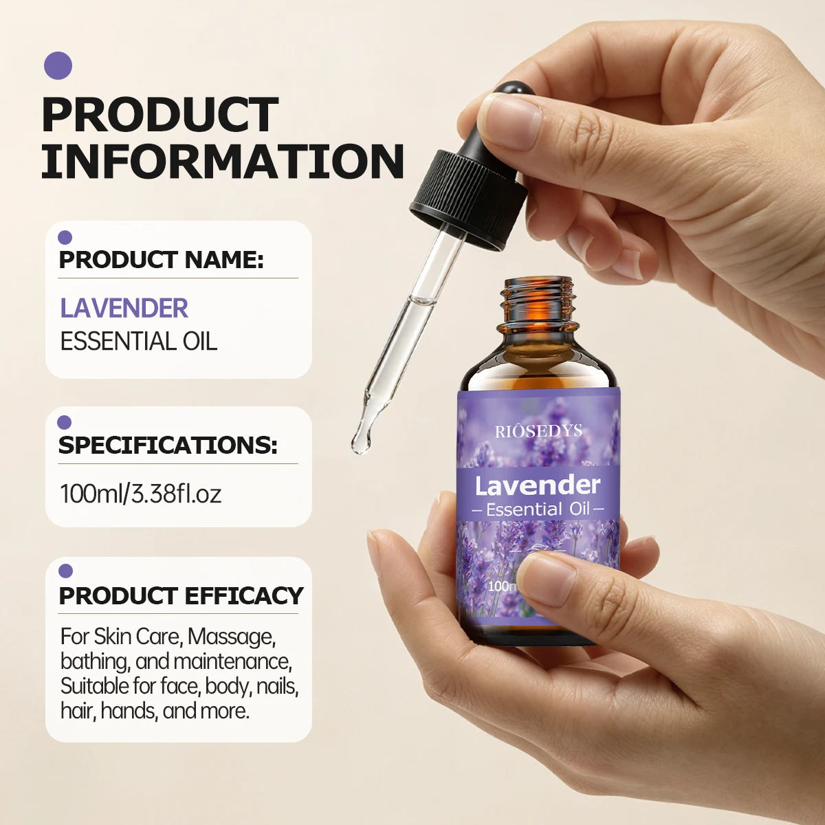LAVENDER ESSENTIAL OIL is moisturizing and nourishing massage oil suitable for skincare, fragrance, massage, and all skin types. Zpaxo