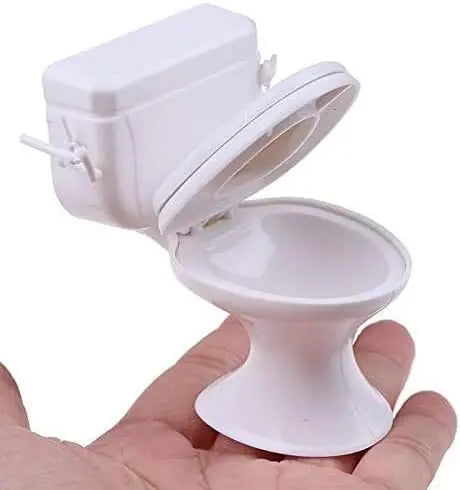 1:12 Scale Miniature Toilet – Dollhouse Bathroom Furniture