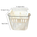 4 Grids Hydroponics Nurserys Pots Planter Containers Clear Tulips Planter Plastic Square Planting Basket Indoor Gardening Zpaxo 1PC