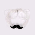 Glasses Funny Soft PVC Crazy Straws Beard Plastic Drinking Kids Party