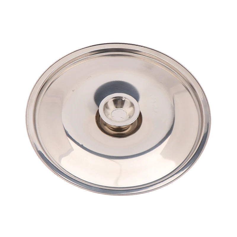 Durable 10- Stainless Steel Pot Lid Thick Replacement Cover Saucepans Zpaxo 24cm