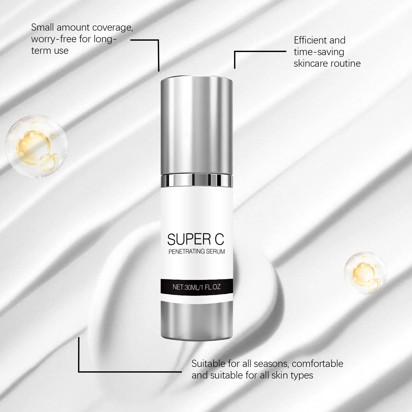 Vitamin C Facial Serum – Brighten, Hydrate & Firm Skin | 30ml Vitamin C Face Serum Zpaxo