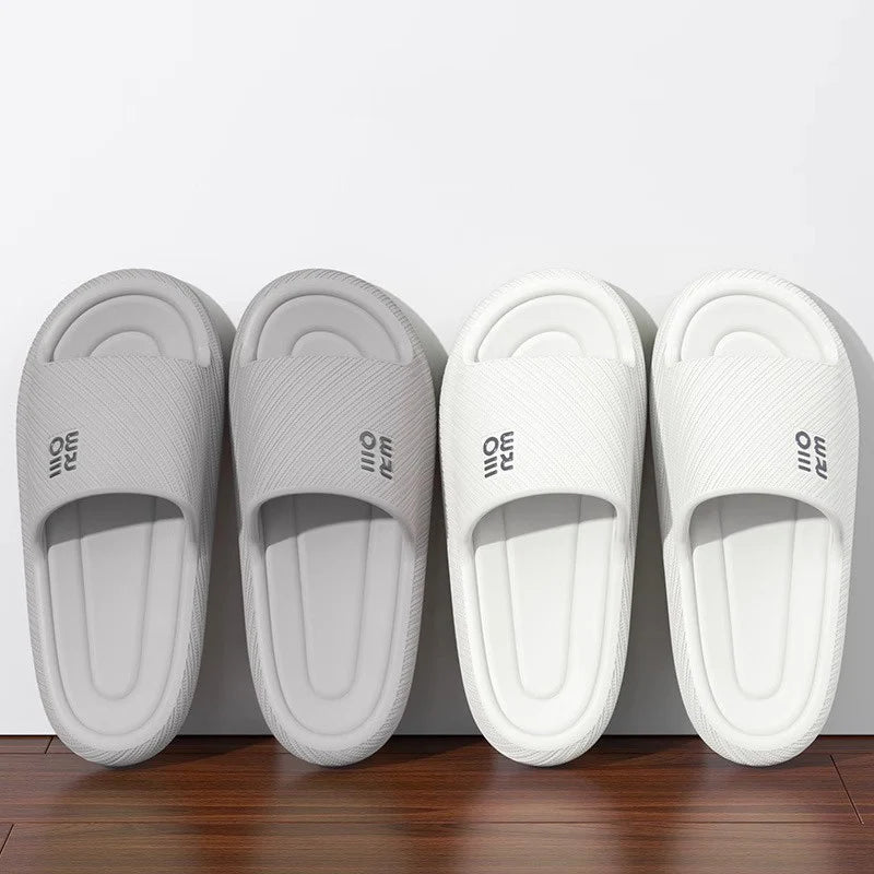 Summer Fashion Slippers Men Shoes Cloud Home Flat Sandals Massage