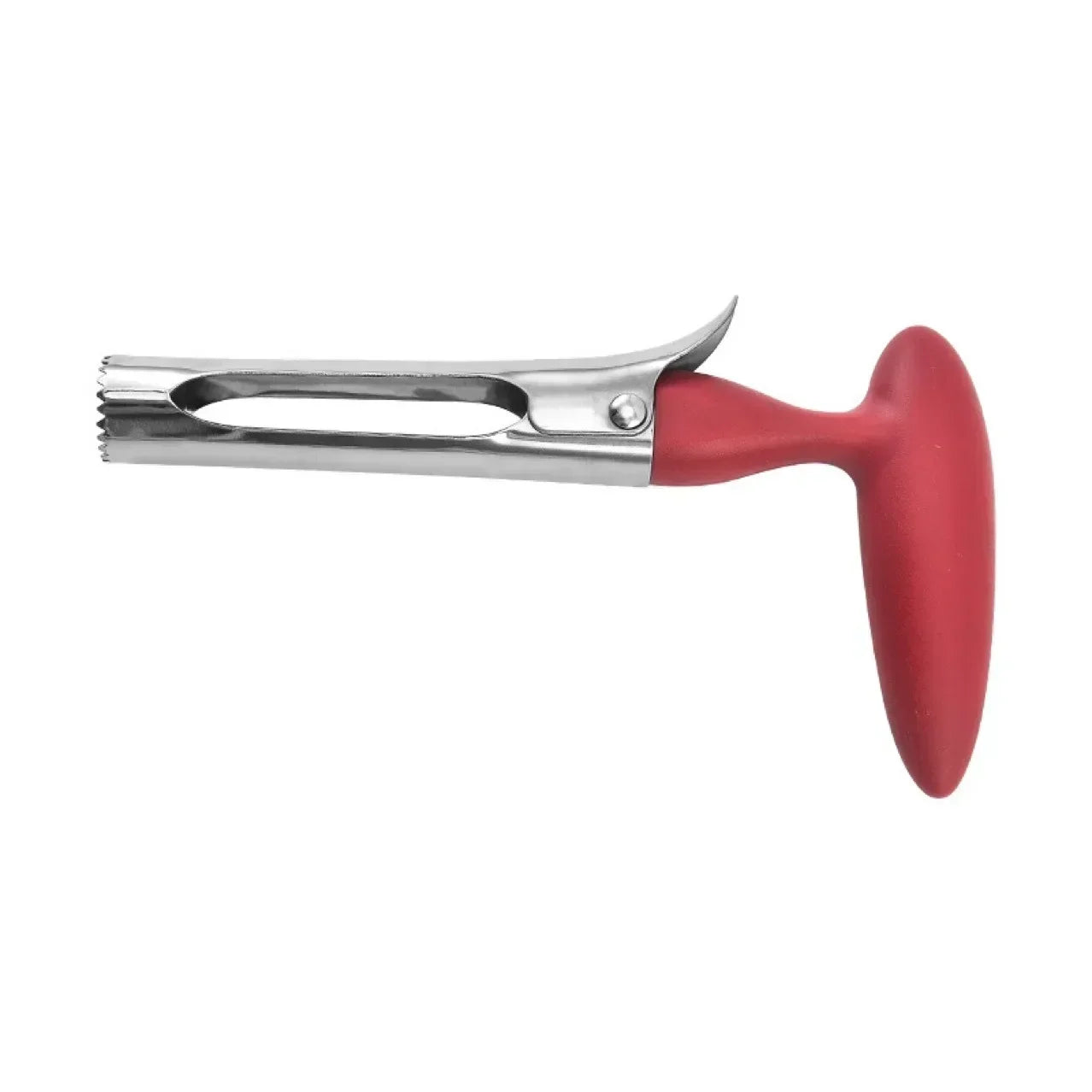 Stainless Steel Kitchen Premium Apple Corer Remover Apple Pears Seed Core Tool Fruit Cutter Seeder Slicer Knife Vegetable Tools Zpaxo Red