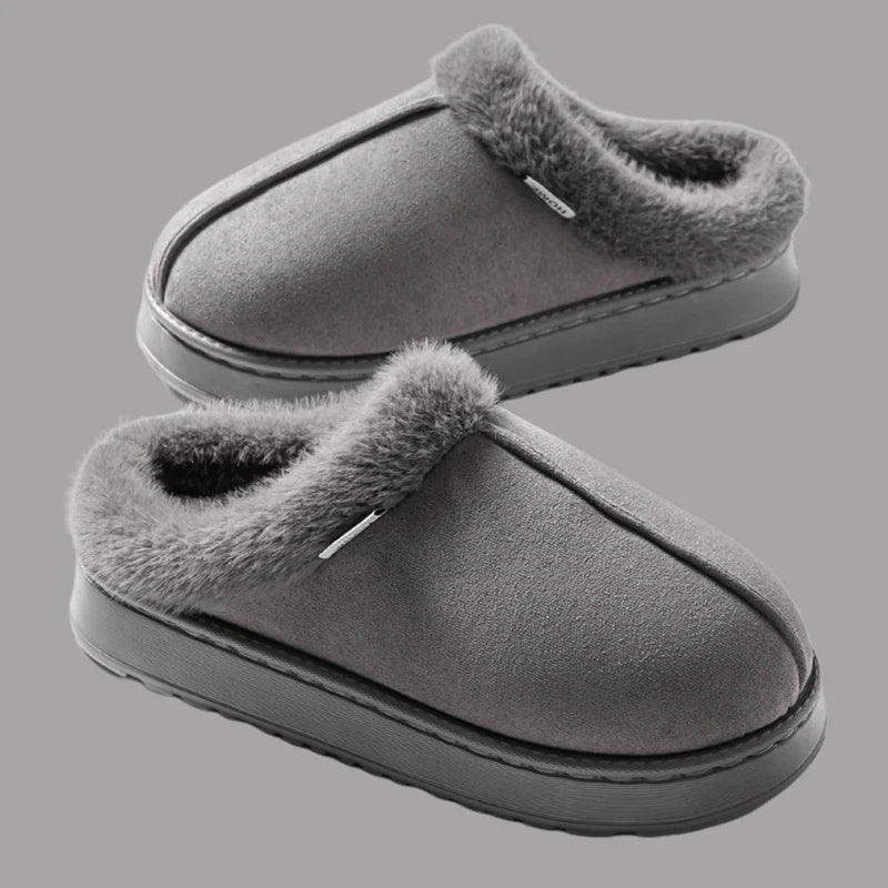 Women's Winter Slippers Non-slip Indoor House Shoes Plush Fleece