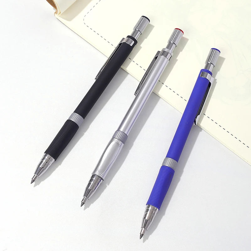 2.0mm Mechanical Pencils Set 2B Automatic Student Pencils Color/Black Lead Refills Art Drawing Pencil Sketch School Stationery Zpaxo