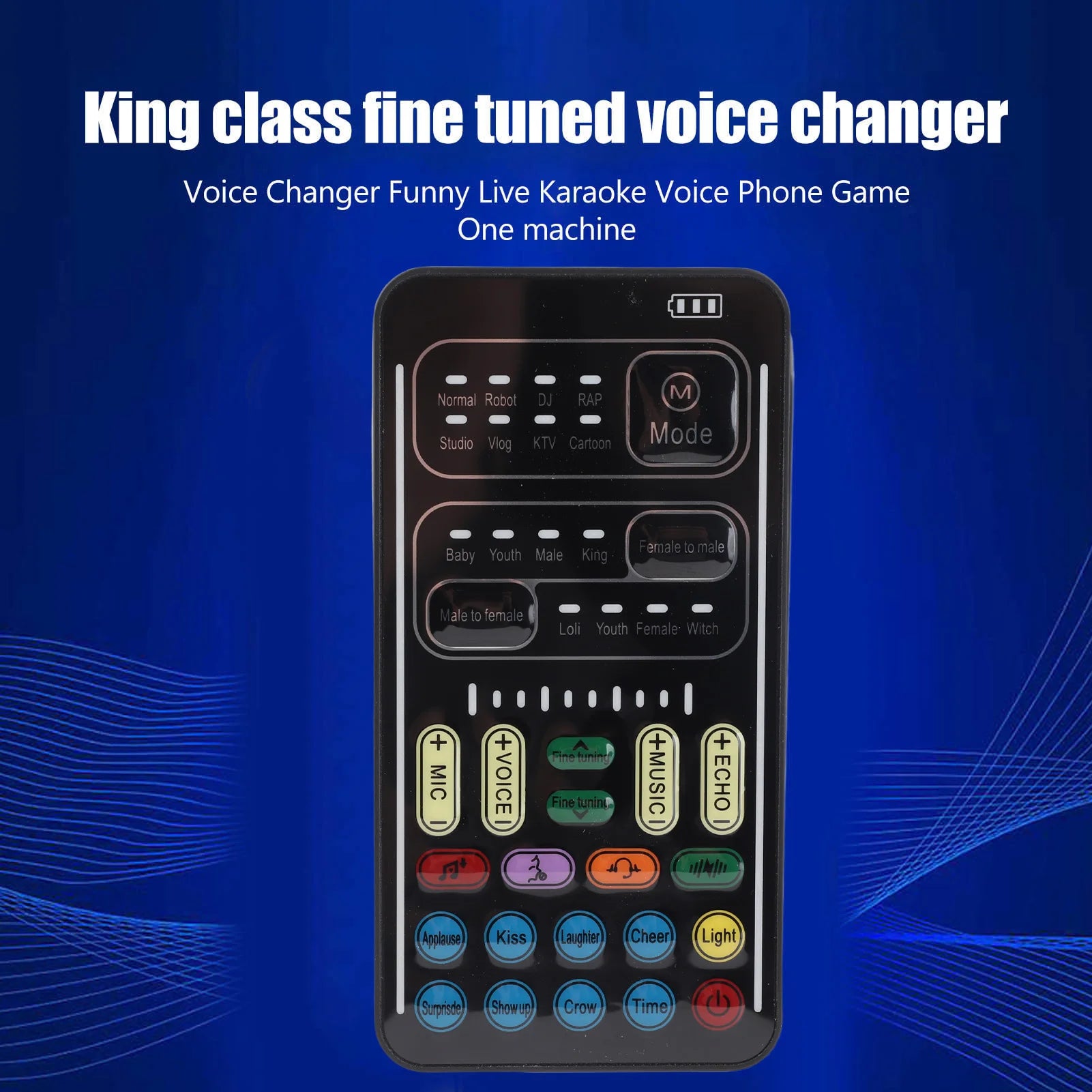 I9 Voice Changer Multifunction Portable Recording Mini Sound Card