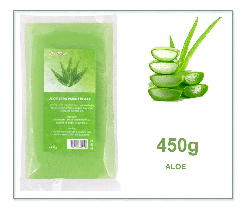 Peel-Off Hand & Foot Wax Mask – SPA Nourishing Gloss 200g/450g Hand & Foot Wax Mask Zpaxo 450gHW-Aloe