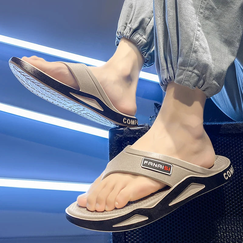 Flip-flops Men Breathable Comfortable Beach Sandals Casual Shoes