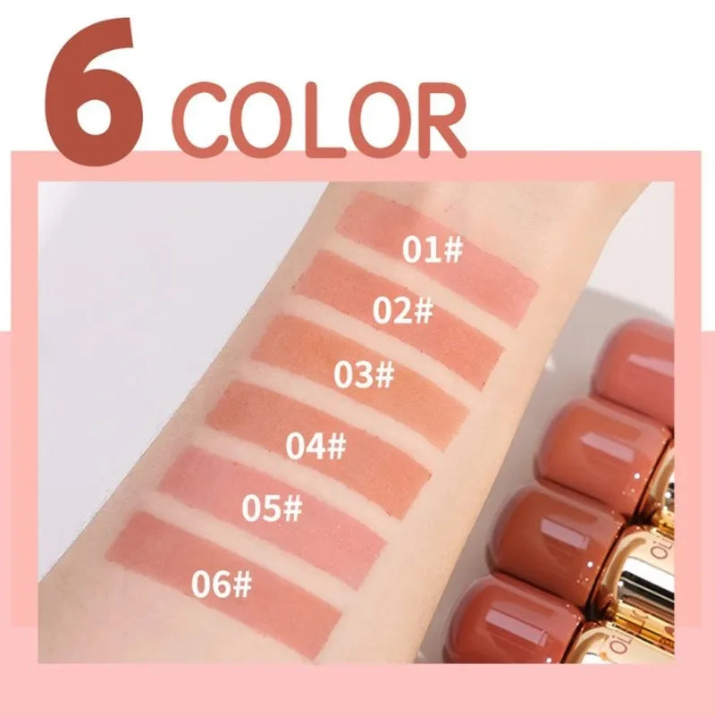 6 Gold Peel-off Lip Liner Gloss Waterproof Long-lasting Matte