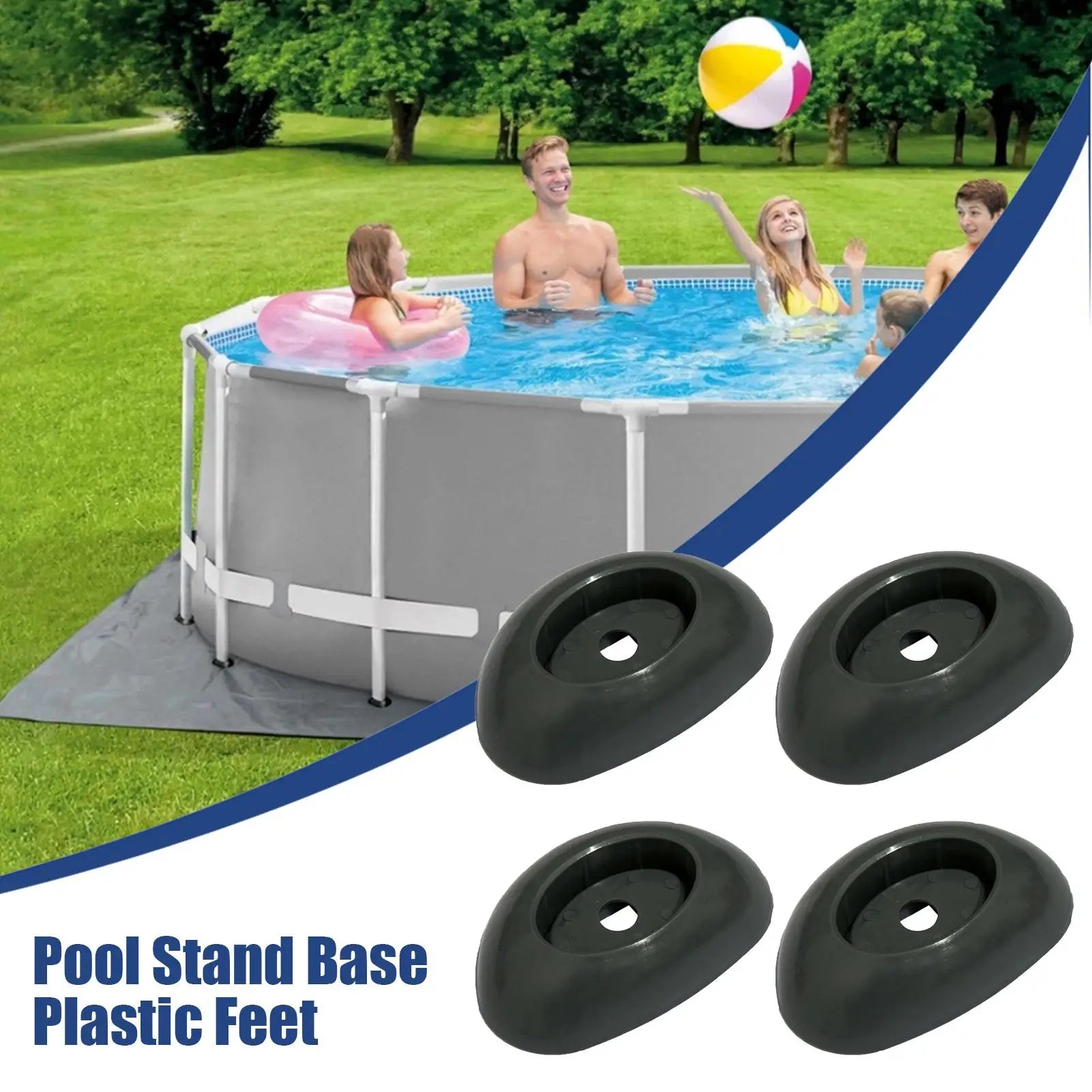End Cap Leg Footings Coleman Steel Pools Designed Brown Models