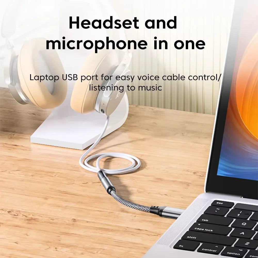 Jack Female USB External Sound Card Audio Adapter Headphone Micphone