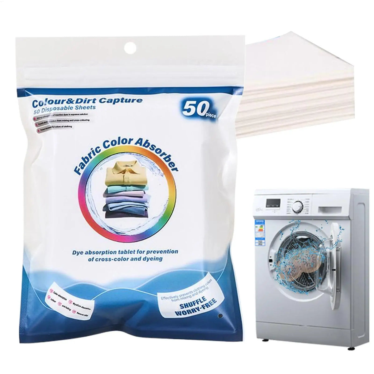 Catcher Sheets Laundry Dye Trapping Bleeding Prevention Travel Zpaxo
