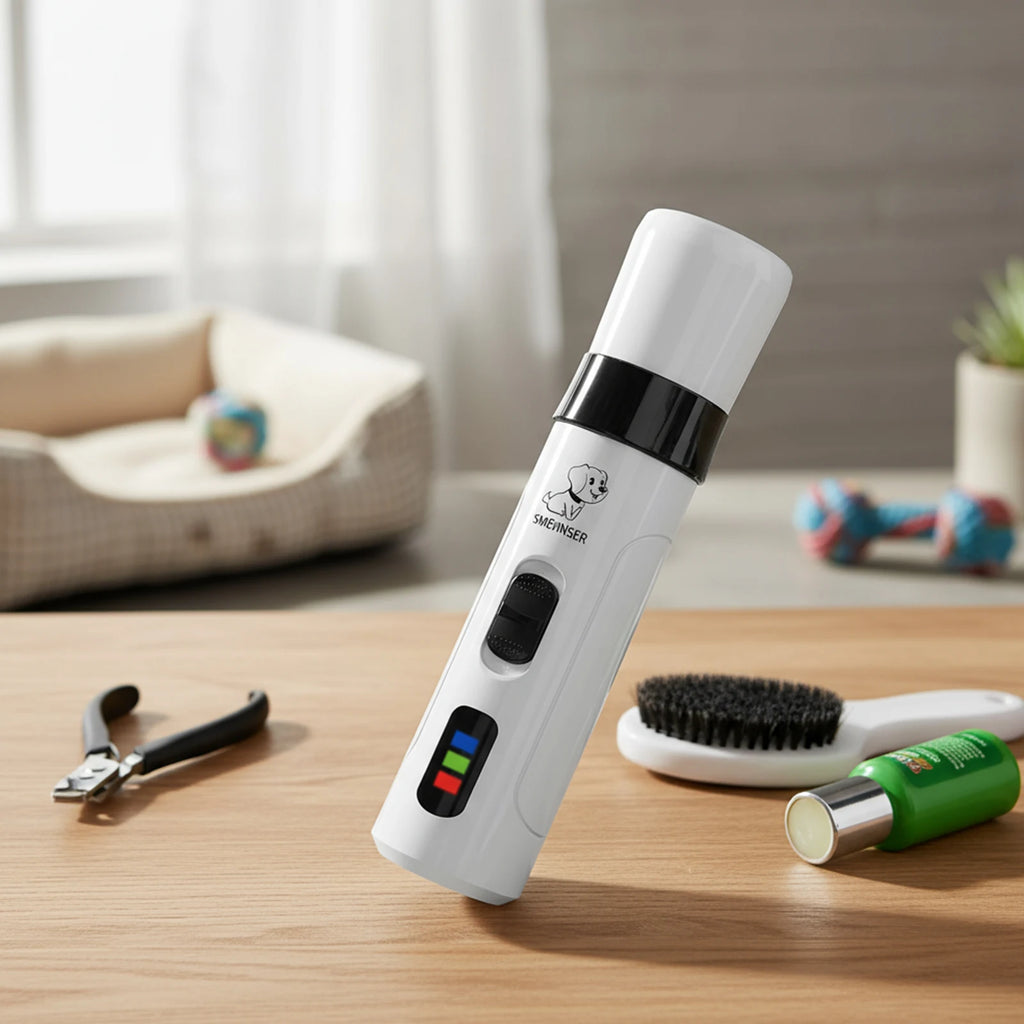 Electric Dog Nail Clippers Quiet Rechargeable Claw Grinder Vibration