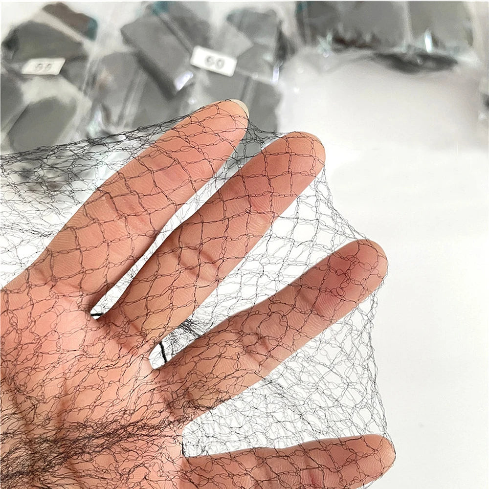 10/100Pcs Nylon Hair Net Star Dance Recital Buns / Hair Extension Weaving Cap Hairnets Zpaxo