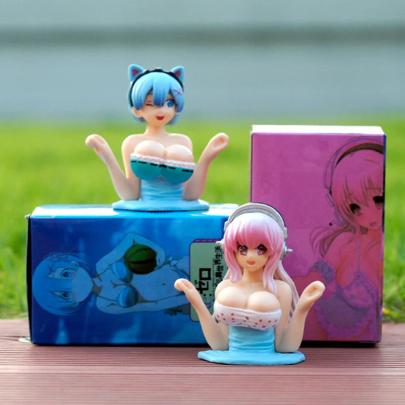 Kawaii Anime Car Dashboard Figurine – Kanako Bobblehead Doll