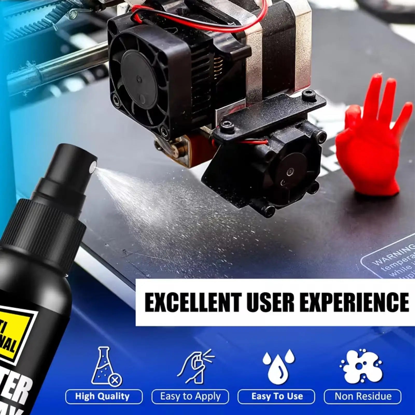 3D Printer Glue Filaments Spray Adhesive Long Lasting Bed Stick TPU