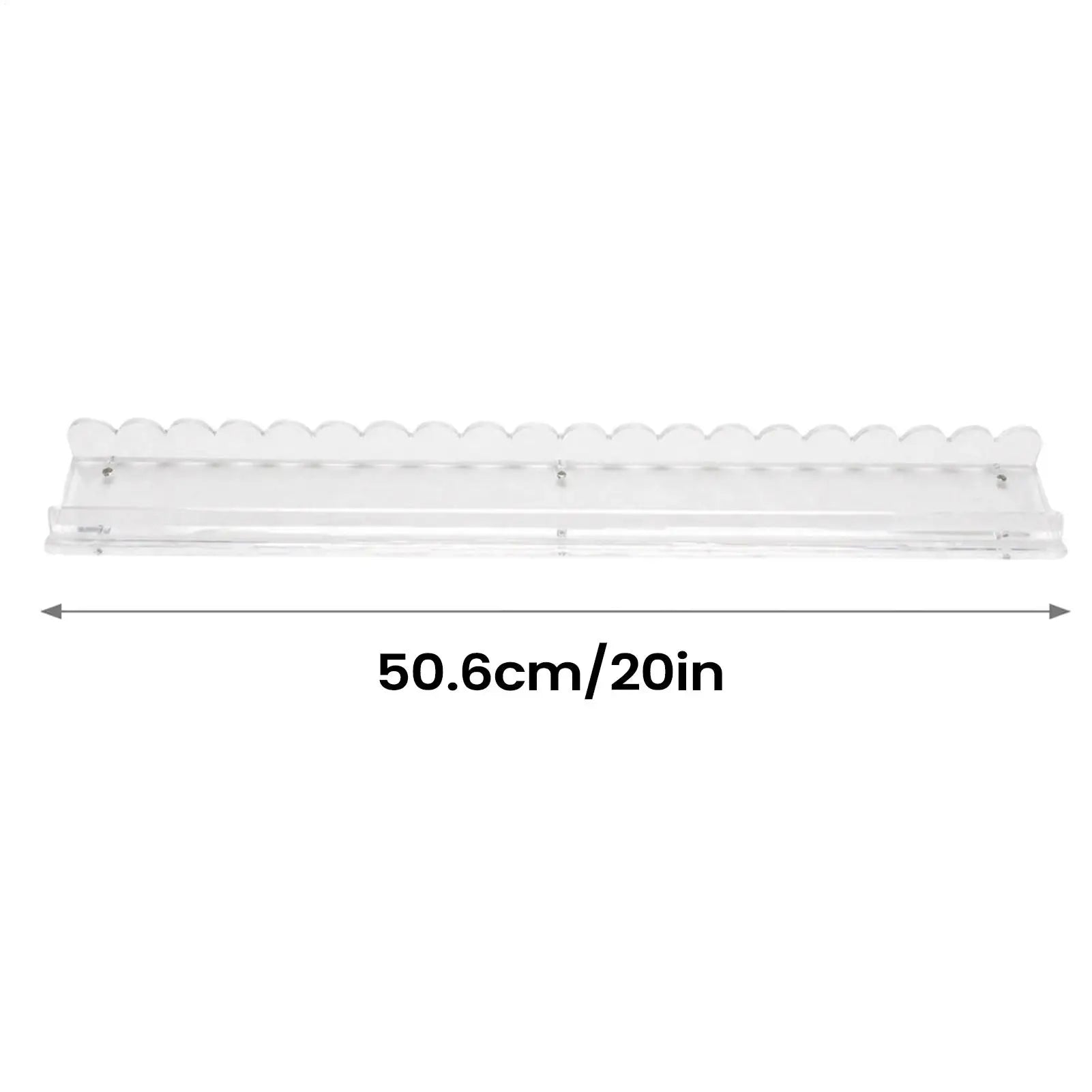 Scalloped Mahjong Racks Magnetic Anti-Slip Acrylic Scalloped Mahjong Tile Pusher And Holder For Home Game Night Party Family Zpaxo