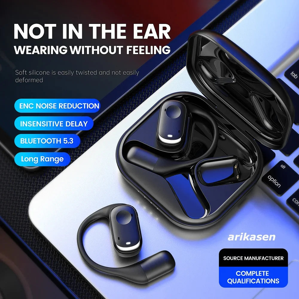 Open-ear Headphones Stable Comfort Hi-res Sound Pure Bass Boost