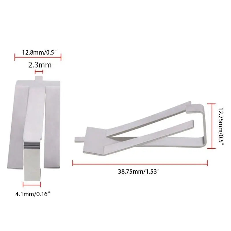652F Ender3 3D Printer Accessories Hot Bed Printing Platform Spring Steel Glass Clip Zpaxo