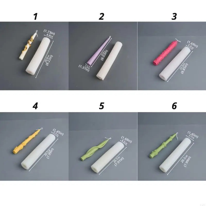 3D Carved Silicone Pillar Molds Making Soap Epoxy Resin