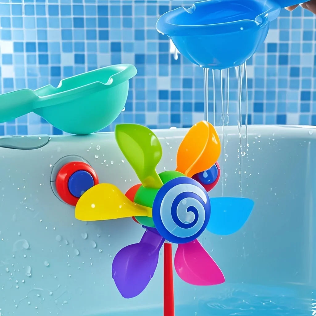 Colorful Windmill Suitable Both Bathroom Outdoor Play Engaging Toy