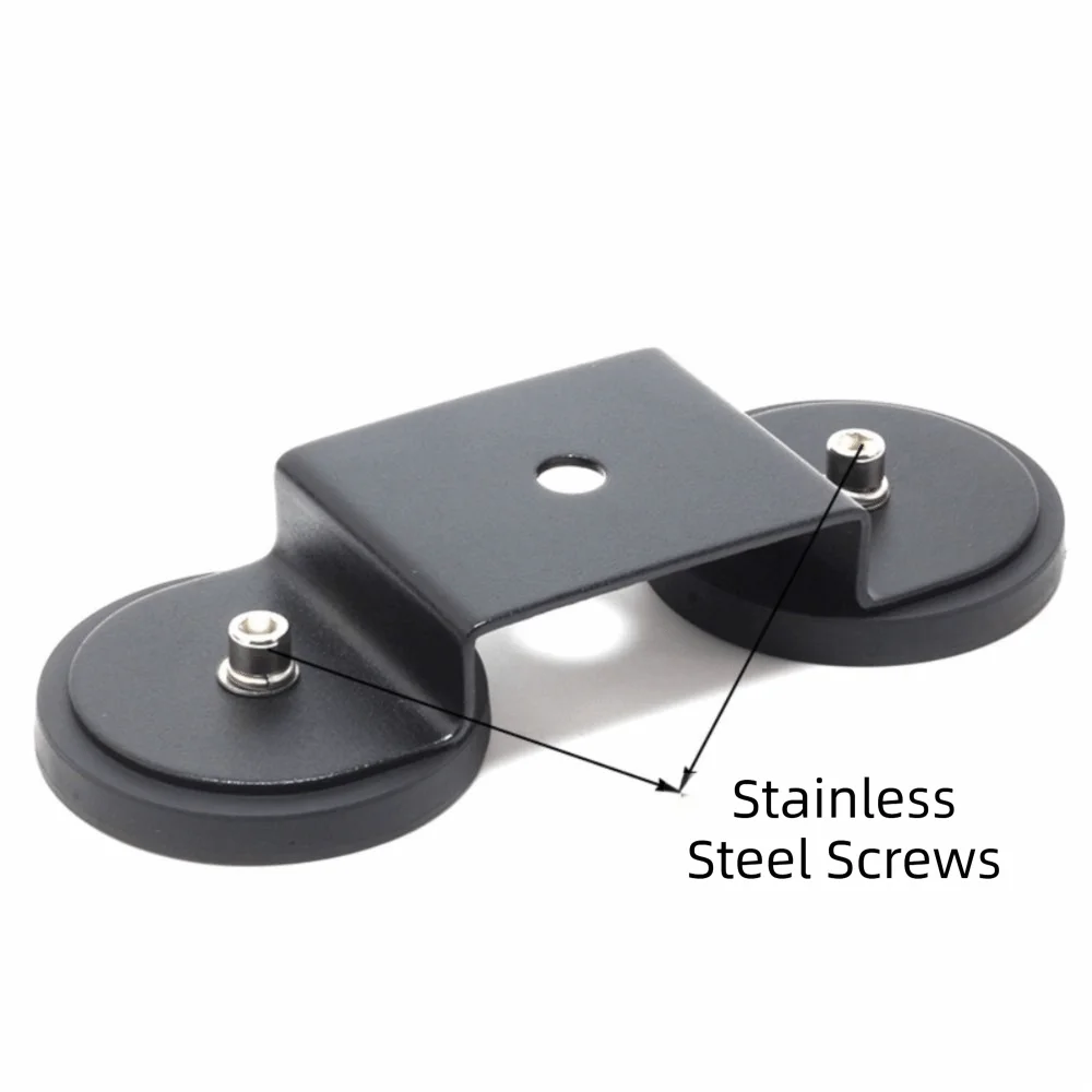 Modification Strong Magnetic Car Roof Light Bar Stainless Steel Powerful Mounting Base Holder 2 Pcs Off-Road Light Bar Trucks Zpaxo