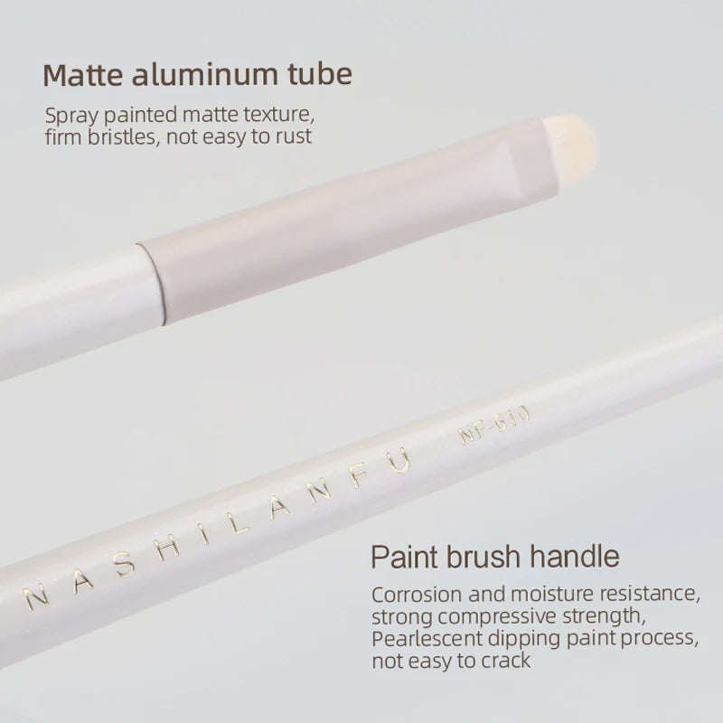 Detail Eye Makeup Brush Flat Eyes Brushes Professional Angled Eyebrow Eyeliner Contour Brush Concealer Eyeshadow Cosmetics Tools Zpaxo